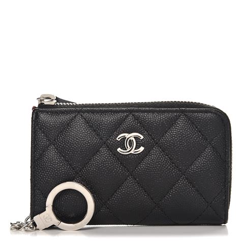 chanel key chain pouch